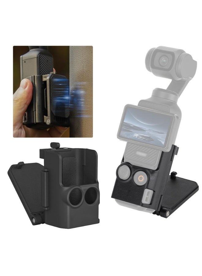 OSHIMA Magnetic Mount Stand Compatible for Dji Osmo Pocket 3, Mount Angles Djustable Desktop Base Stand Holder Bracket, Holder on Desktop, Vertical Surface, 180° Adjustable, Quick Fixation - Image 1